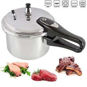 9 LITRE PRESSURE COOKER ALUMINIUM 9L KITCHEN CATERING HOME  WITH SPARE GASKET - Picture 1 of 4