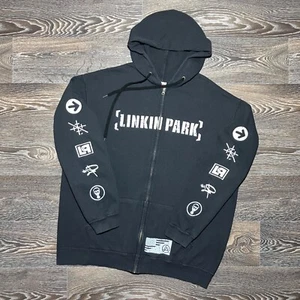 Vintage LINKIN PARK Hybrid Theory 2000 Album Doubleside Print Zip Hoodie Gr. XXL - Bild 1 von 13