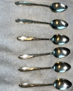 Cubiertos plateados Oneida 1954 Wm A Roger’s Country Lane Spoons Ltd - Imagen 1 de 6