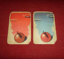 Ancien jeu de cartes divinatoires oracle style tarot chiromancie 1940s VINTAGE