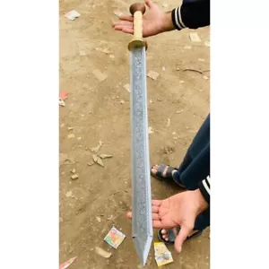 Custom Handmade Gladius Schwert Double Edge Schwert Kamelknochengriff Wikingerschwert - Bild 1 von 3