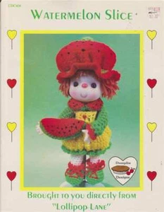 OOP!!! KNÖDEL DESIGNS GEHÄKELTE WASSERMELONENSCHEIBE PUPPE - Bild 1 von 1