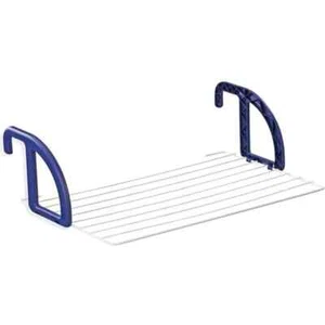 Séchoir étendoir a suspendre sur Balcon Compact Séchage 7 mètres Blanc bleu - Imagen 1 de 4
