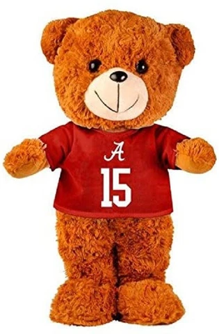 ALABAMA CRIMSON TIDE  8 inch teddy bear with jersey-Reduced Cover
