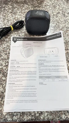 Blackweb Portable Rugged Bluetooth Speaker - Black (BWA18AA013) Good Condition - Image 1 of 4