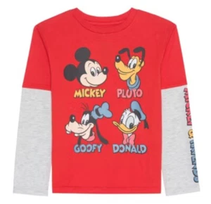 Disney Collection Boys Crew Neck Mickey And Friends Long Sleeve Size 9/10 - Picture 1 of 2