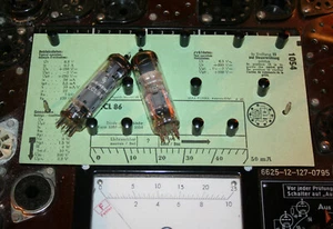 SIEMENS "ECL 86" / nice pair vacuum tubes / test very good, neer matched - Bild 1 von 1