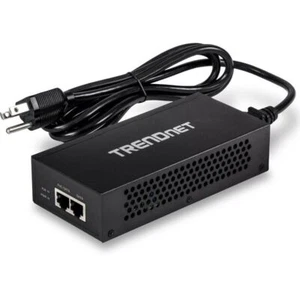 TRENDnet TPE-117GI Ultra Gigabit PoE+ Power Over Ethernet Injector 15.4W 30W 60W - Picture 1 of 3