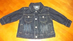 CARTERS JEANS COAT Boy's Size 9 Months 9M Denim Cotton Trucker Style Jean Jacket - Bild 1 von 4