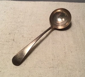 Thomas Northcote Antique English Georgian Sterling Silver Sauce Ladle 1790 7" - Picture 1 of 7