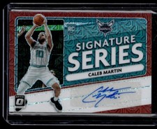 2020-21 Donruss Optic Signature Series Caleb Martin Choice Red Rookie Auto