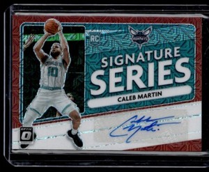 2020-21 Donruss Optic Signature Series Caleb Martin Choice Red Rookie Auto