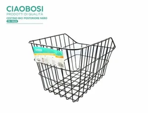 Cesta Portaequipajes Trasera Bicicleta Negra 39x29x25cm Linq - Imagen 1 de 1