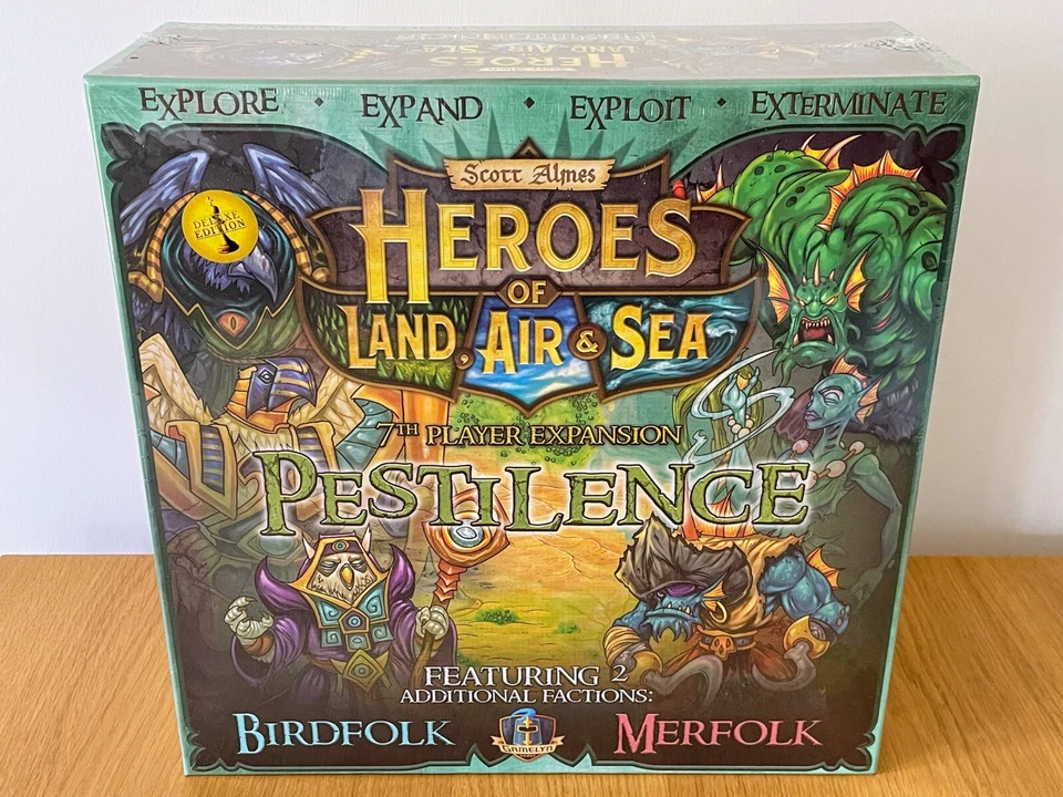 Heroes of Land, Air & Sea: Pestilence Expansion Deluxe Edition PAINTED MINIS NEW - Image 1 of 4