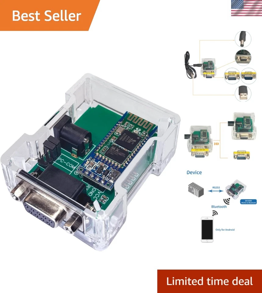 SH-B23A Bluetooth Serial Adapter - 1 Port DB9 Connectivity with 1- Support - Image 1 of 4