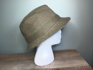 Lake Of The Isles Herren Fischgrät Tweed Fischerhut M/L Heritage Retro Opa - Bild 1 von 9