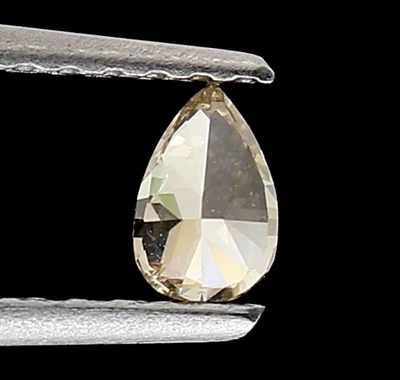 Pear Yellow Natural Diamond 0.14tcw, 4 x 2.5 mm - Image 1 of 4