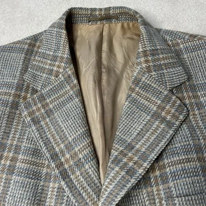 VTG 70s Donegal Mist Tweed Blazer Mens 44R Handwoven Cashmere Mohair Wool Jacket - Picture 1 of 13
