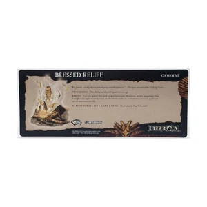 WOTC Eberron d20 Mark of Heroes RPGA Set 1 - Tarjeta 5 de 10, Bolsa Blessed Reli Casi Nueva - Imagen 1 de 2