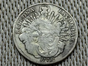 Madonnentaler 1771 Maximilian Joseph Taler  Bayern Silber W/25/649 - Bild 1 von 2