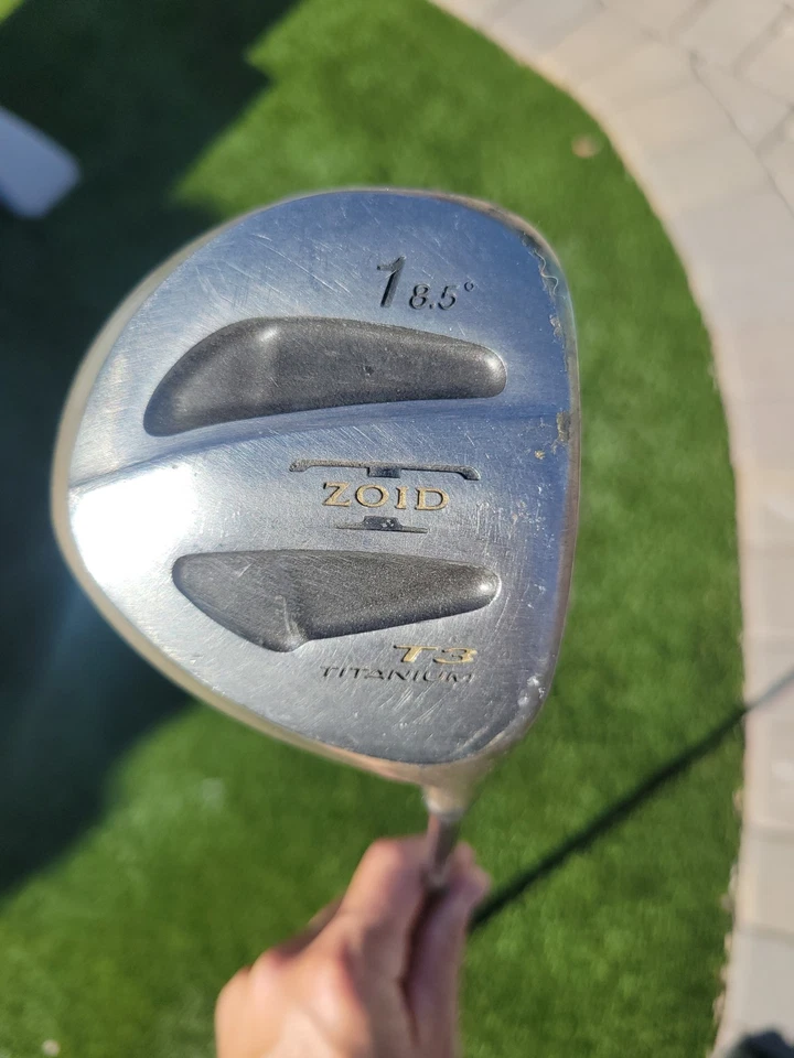 美津浓 T-Zoid T3 钛 1 8.5° 发球杆,涡轮金丝伤口硬 58 克 右握 — 第 1/4 张图片