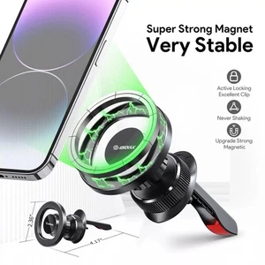 Adatto MagSafe supporto auto per iPhone forte supporto magnetico telefono supporto presa d'aria UK - Foto 1 di 12
