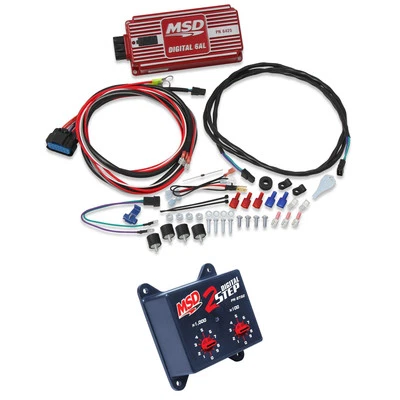 MSD Red Digital 6AL Ignition Control Module & 2 Step Rev Controller 6425 8732 - Image 1 of 4