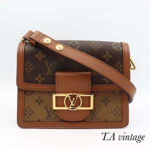 LOUIS VUITTON Monograma Reverso Dauphine Mini Bolso de Hombro M44580 - Imagen 1 de 10