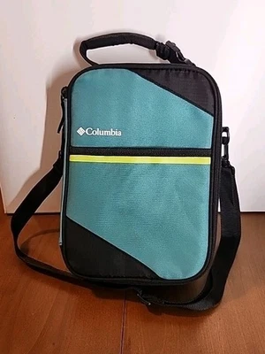 Columbia Bolsa Refrigerador de Almuerzo Negro Cremallera Cuerpo Duro Caja Paquete Escuela  Foto 1 de 4