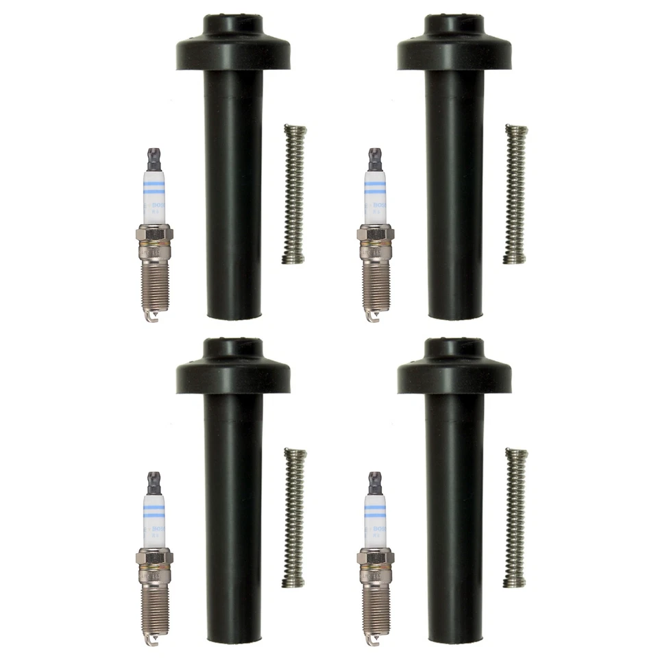 Bosch Kit de 4 bujías dobles de iridio y botas de bobina NGK para Cavalier Vue 2,2 L L4 Foto 1 de 1