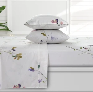 Azores 300 Thread Count Organic Cotton Deep Pocket Bed Sheet Set, Fits up to ... - Picture 1 of 2