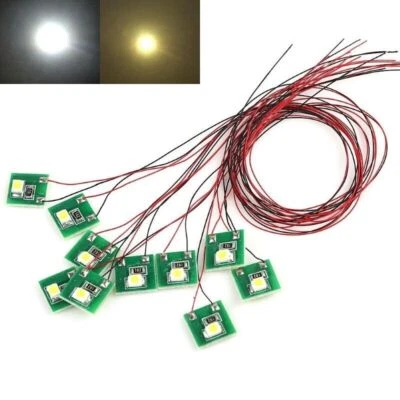 LED SMD Hausbeleuchtung Beleuchtung mit Kabel 12-19V Häuser Farben Auswahl 10Stk - Bild 1 von 4