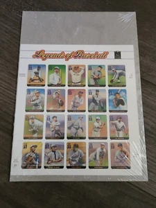 US SCOTT 3408 LEGENDS OF BASEBALL Full Sheet of 20, 33c Stamps SEALED - MNH/OG - Picture 1 of 2