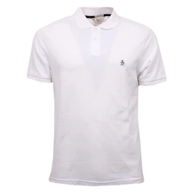C7072 maglia uomo AN ORIGINAL PENGUIN BY MUNSINGWEAR bianco polo man - Photo 1/4