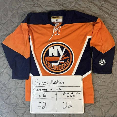 Koho New York Islanders Jersey Mens Medium Orange NHL Hockey Sweater Cover