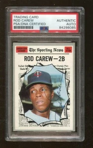 Rod Carew Signed 1970 Topps #453 Autographed Twins PSA/DNA *8085 - Picture 1 of 2