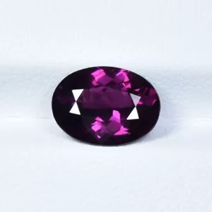 2.88 ct TOP LUSTROUS PURPLE PINK NATURAL RHODOLITE PURPLE GARNET - Oval Video !! - Picture 1 of 2