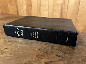 Oxford Access Study Bible NRSV New Revised Standard Version Black Leather 9871 - Picture 1 of 12