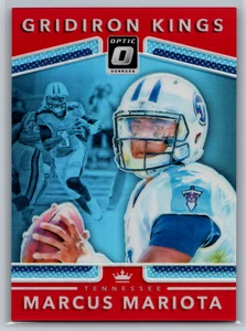 Marcus Mariota 2017 Panini Donruss Optic Gridiron Kings Red /99 #5 Titans - Picture 1 of 2