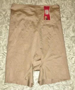 SPANX Slimplicity NUDE Super Control Hi Waist Girl Shorts NEW Womens Sz M L - Picture 1 of 4