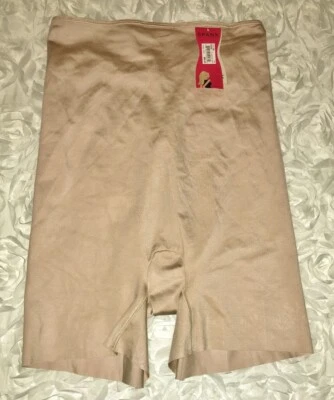 SPANX Slimplicity голая супер управления высокая талия девочка шорты новый женщин Sz M L - Изображение 1 из 4