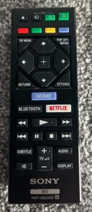 SONY BLU-RAY PLAYER REMOTE CONTROL RMT-VB200D FOR SONY BDPS6700 BLACK - Picture 1 of 2