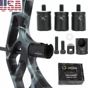 Bogenschießen Bogen Stabilisator Quick Disconnect Metallhalterung Adapter Compoundbogengelenk - Bild 1 von 10