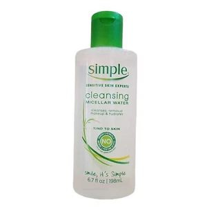 Simple Sensitive Skin Cleansing Micellar Water Makeup Remover 6.7 fl oz - Picture 1 of 24