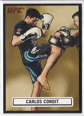 2013 Topps UFC Bloodlines CARLOS CONDIT Octagon Side Black Parallel  #45/88! - Image 1 of 2