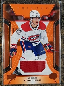 2023-24 Trilogy COLE CAUFIELD Orange Jersey! #88 Montreal Canadiens! - Bild 1 von 2