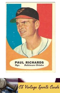 1961 Topps #131 Paul Richards - Picture 1 of 2