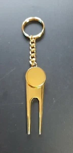 Golf Divot Tool & Ball Marker Keychain - Picture 1 of 3