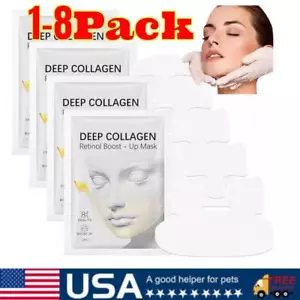 Facelift Collagen Mask - Korea's Face Waist Trainer, 3-In-1 Bluile Collagen - Picture 1 of 11