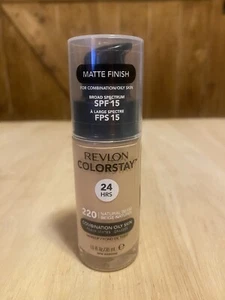 Revlon Colorstay Matte Finish Foundation RICH MAPLE 390 SPF 15 Combination/Oily - Picture 1 of 1